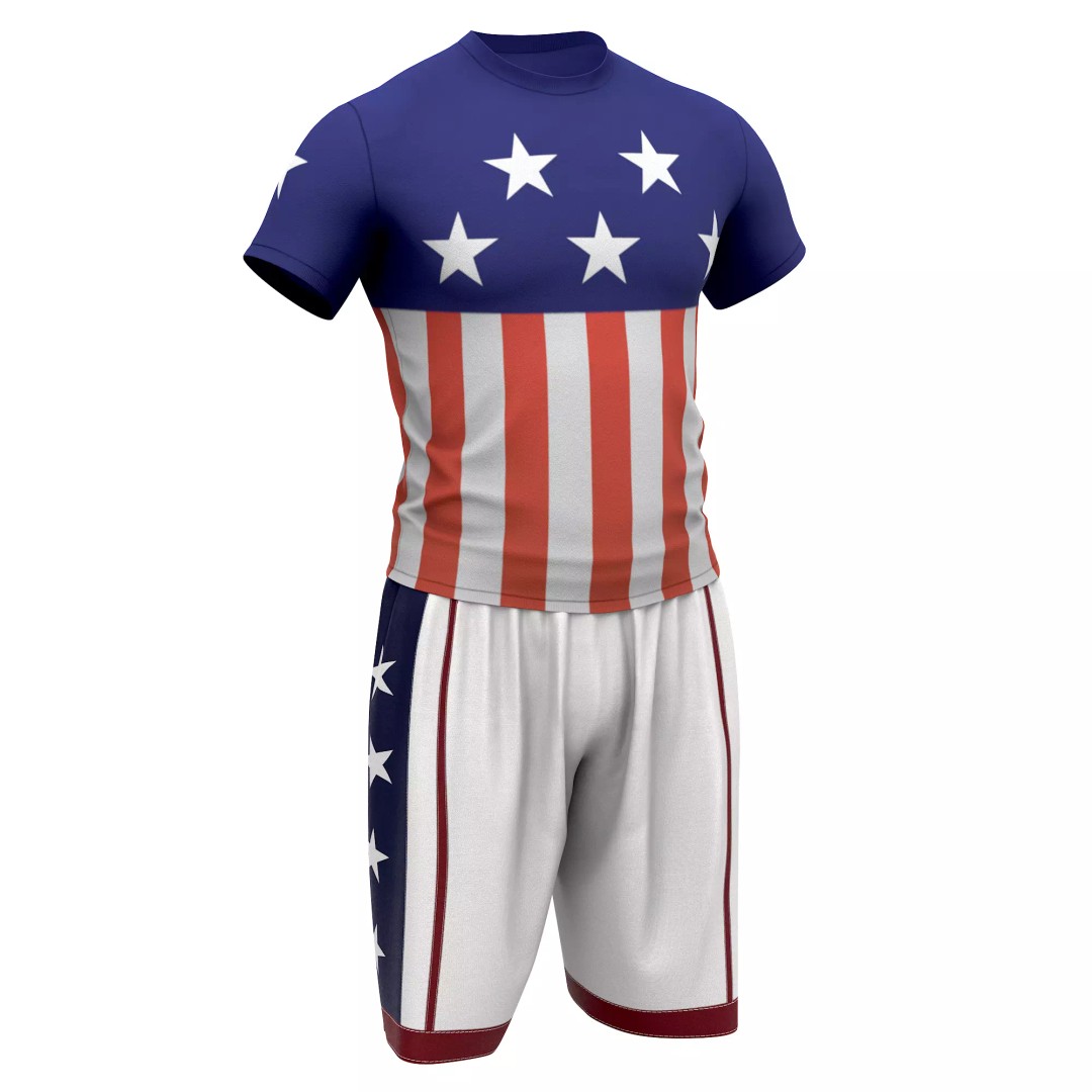 Summer Outfit 3D Model – Low Poly Realistic Clothing, FBX, PBR - View 45
