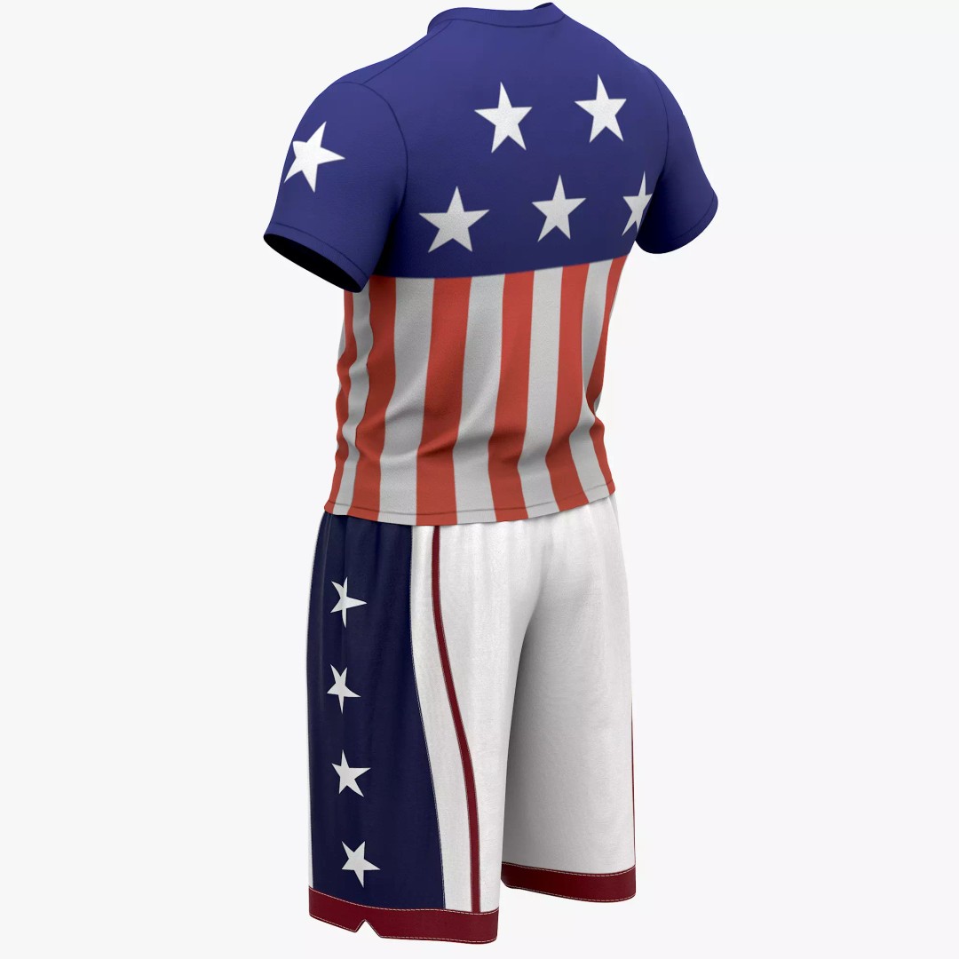 Summer Outfit 3D Model – Low Poly Realistic Clothing, FBX, PBR - View 6