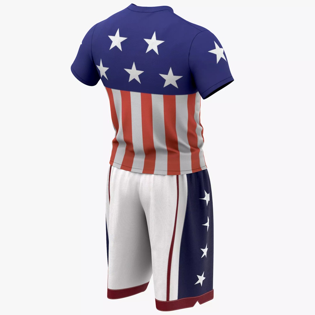 Summer Outfit 3D Model – Low Poly Realistic Clothing, FBX, PBR - View 7