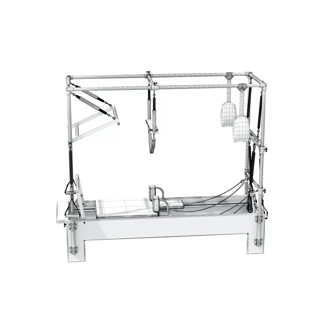 Pilates Equipment 3D Model – Realistic Studio Asset, FBX & OBJ - View 20