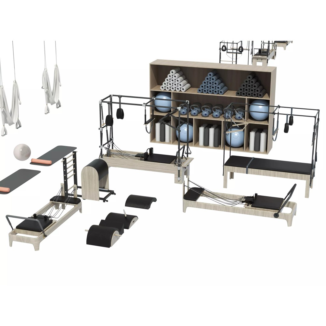 Pilates Equipment 3D Model – Realistic Studio Asset, FBX & OBJ - View 5