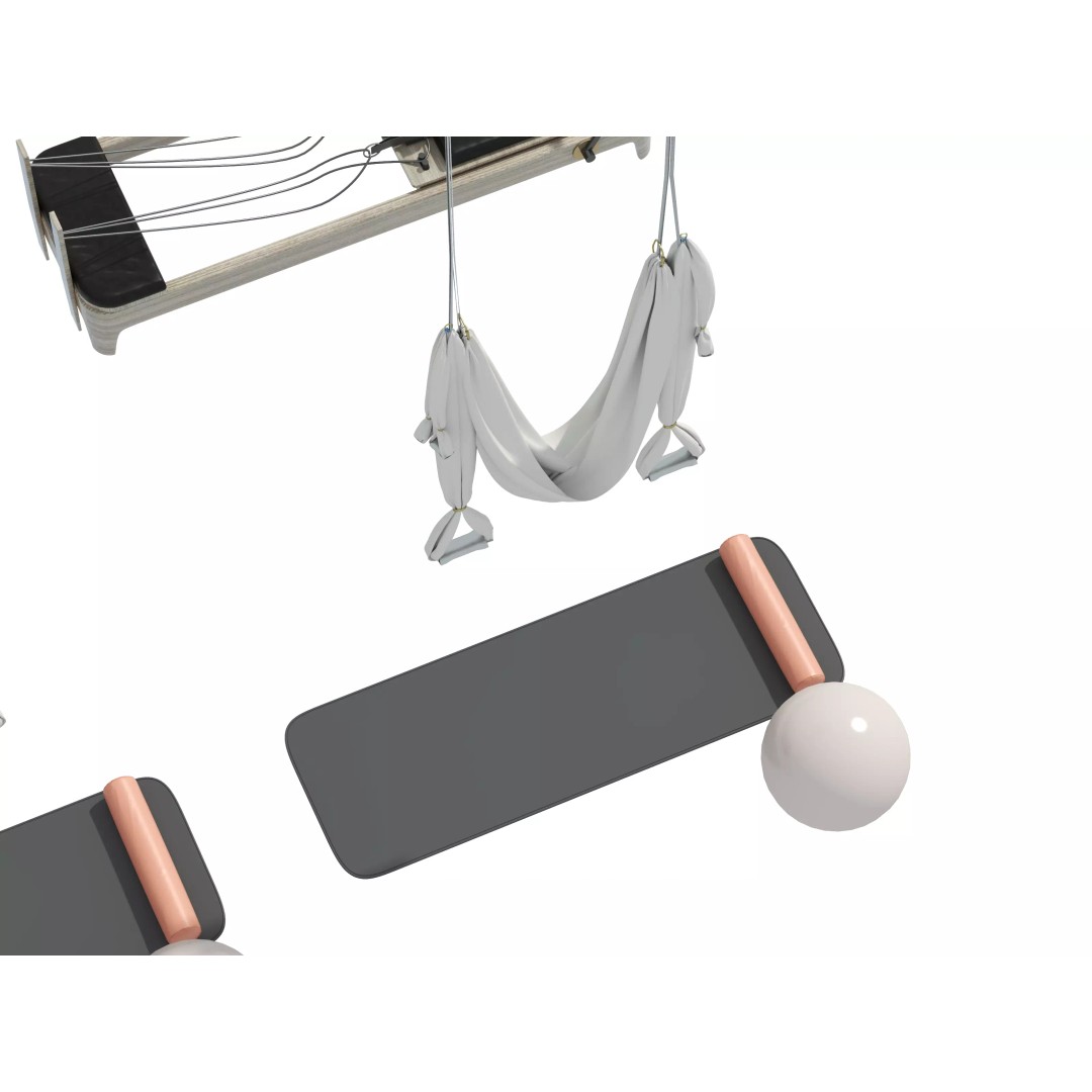 Pilates Equipment 3D Model – Realistic Studio Asset, FBX & OBJ - View 8