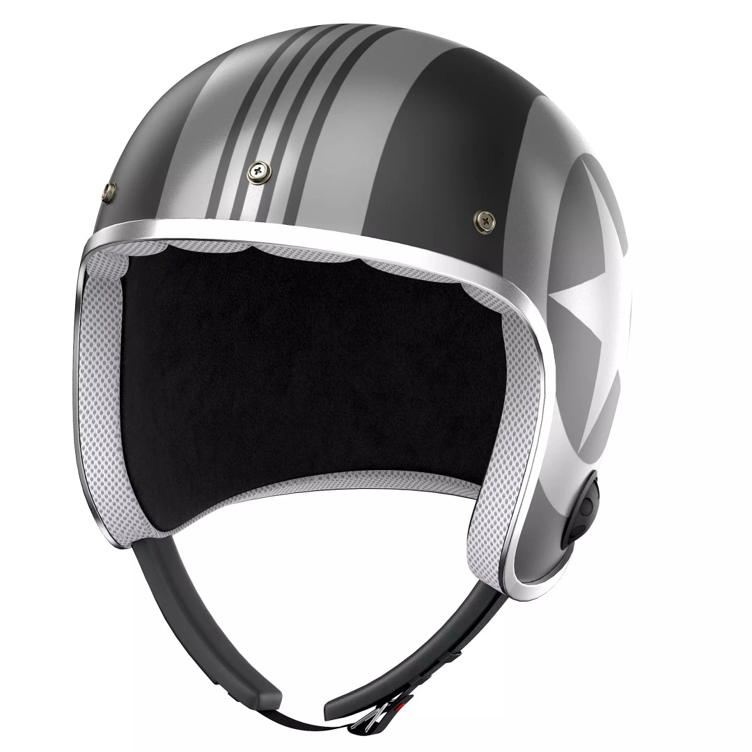 Motorcycle Helmet 3D Model – Low Poly PBR Asset, FBX, OBJ - View 18
