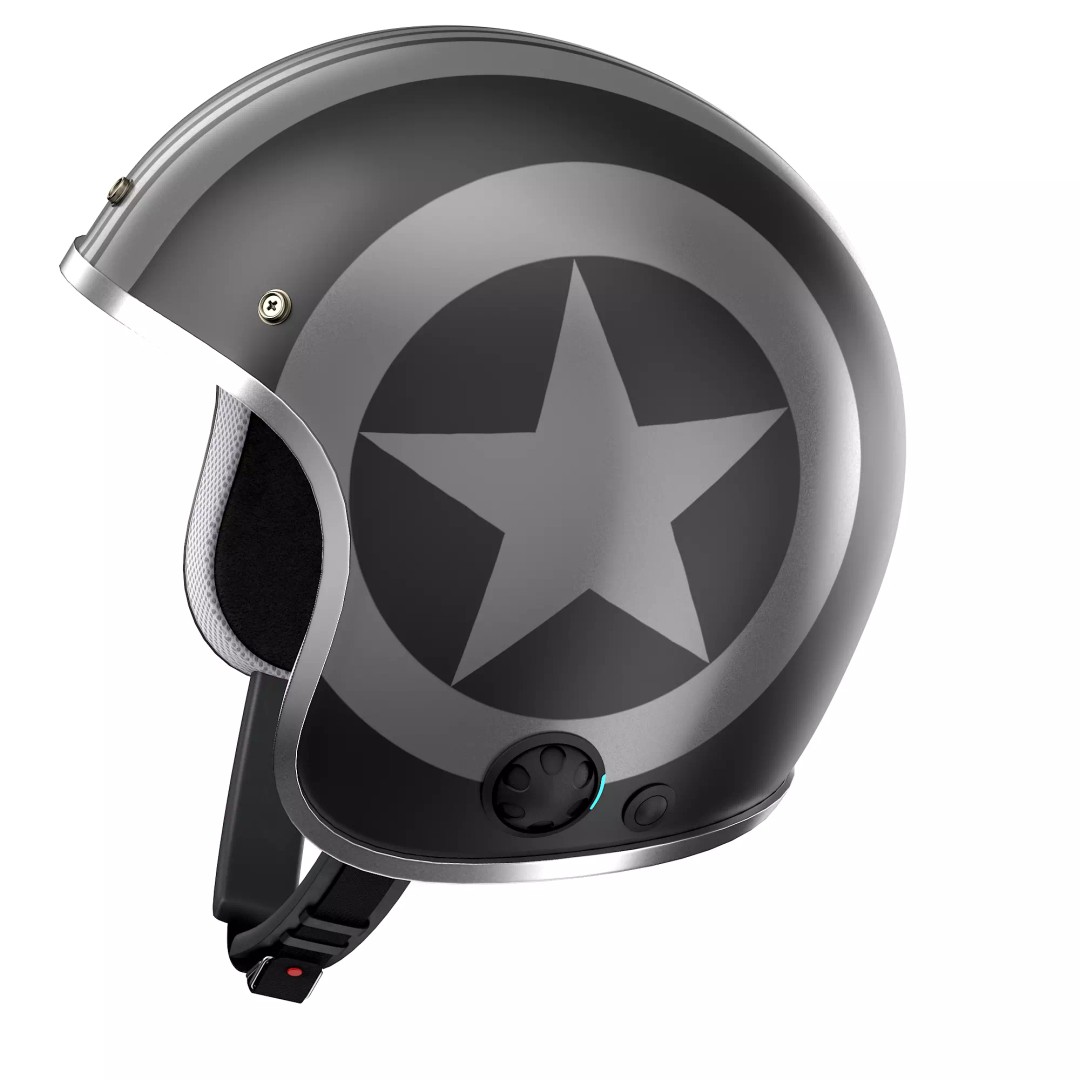Motorcycle Helmet 3D Model – Low Poly PBR Asset, FBX, OBJ - View 23