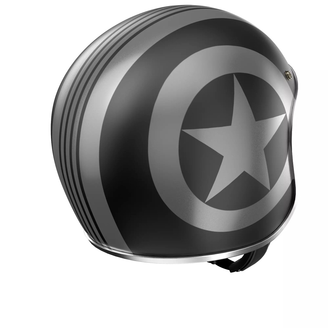 Motorcycle Helmet 3D Model – Low Poly PBR Asset, FBX, OBJ - View 37