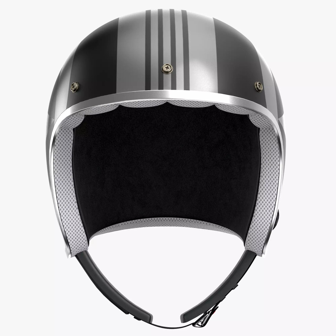 Motorcycle Helmet 3D Model – Low Poly PBR Asset, FBX, OBJ - View 4