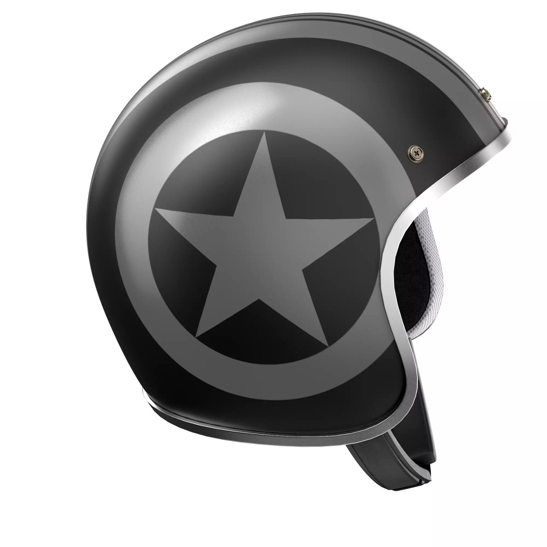 Motorcycle Helmet 3D Model – Low Poly PBR Asset, FBX, OBJ - View 41