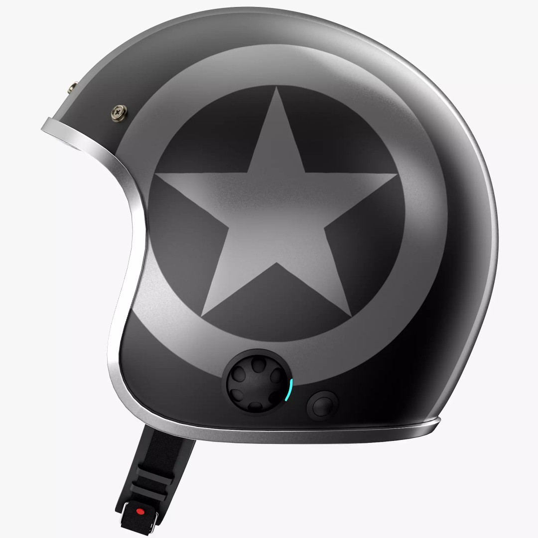 Motorcycle Helmet 3D Model – Low Poly PBR Asset, FBX, OBJ - View 8