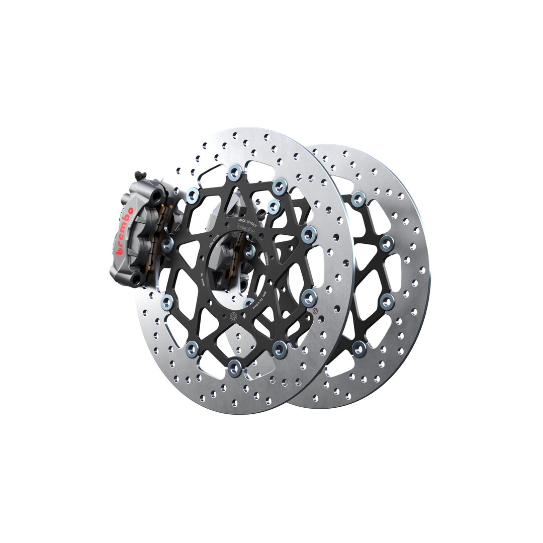Brembo GP4-RS Caliper 3D Model – PBR Game-Ready Asset, FBX, OBJ - View 4