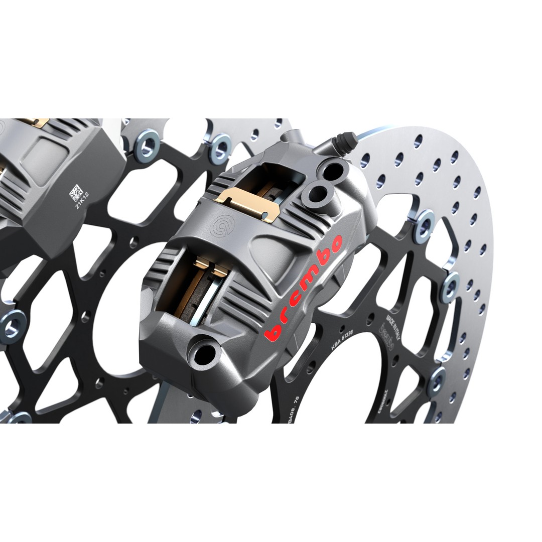 Brembo GP4-RS Caliper 3D Model – PBR Game-Ready Asset, FBX, OBJ - View 5