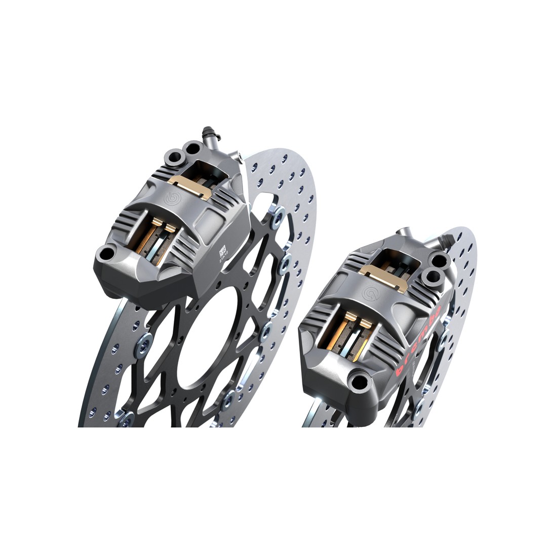 Brembo GP4-RS Caliper 3D Model – PBR Game-Ready Asset, FBX, OBJ - View 7
