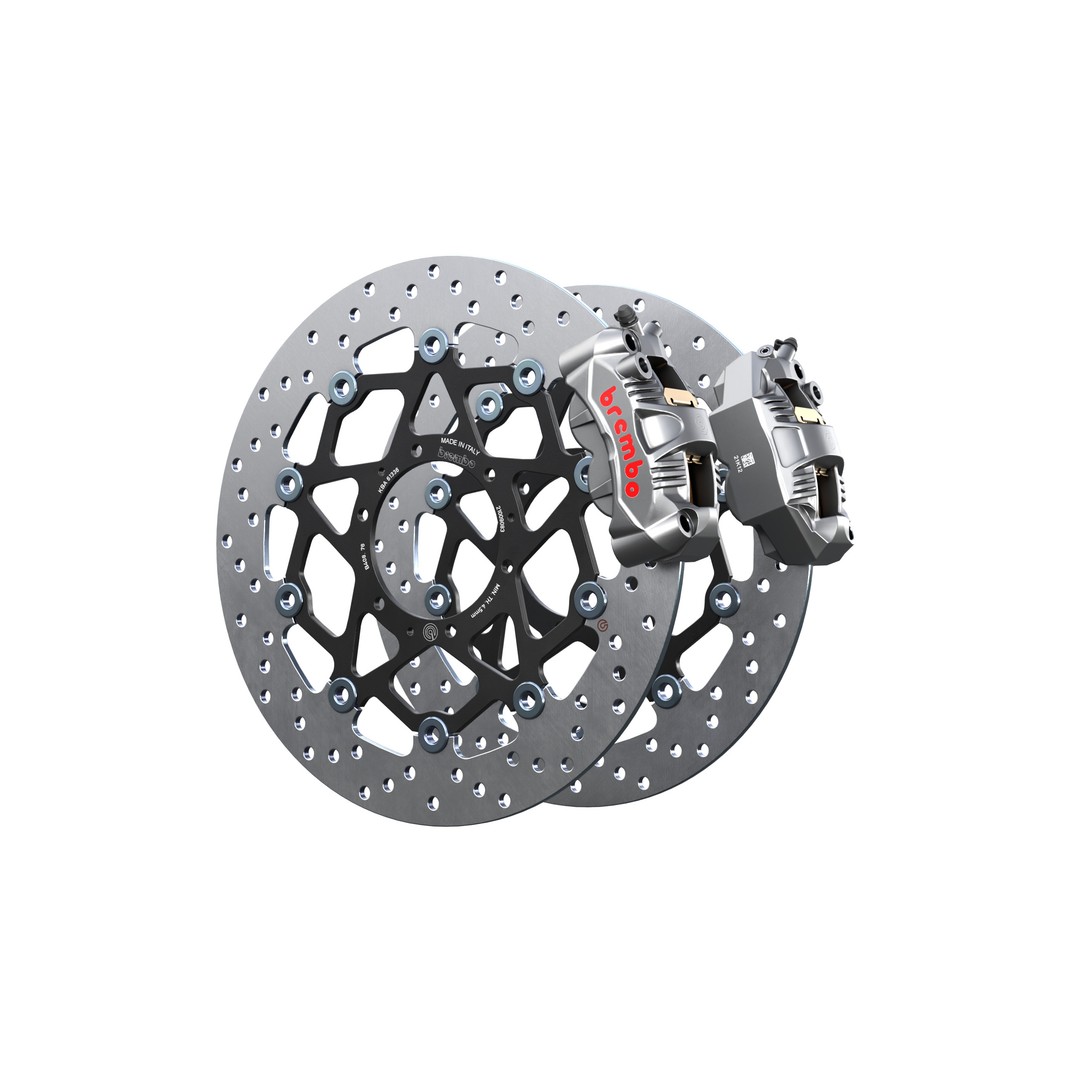 Brembo GP4-RS Caliper 3D Model – PBR Game-Ready Asset, FBX, OBJ - View 8
