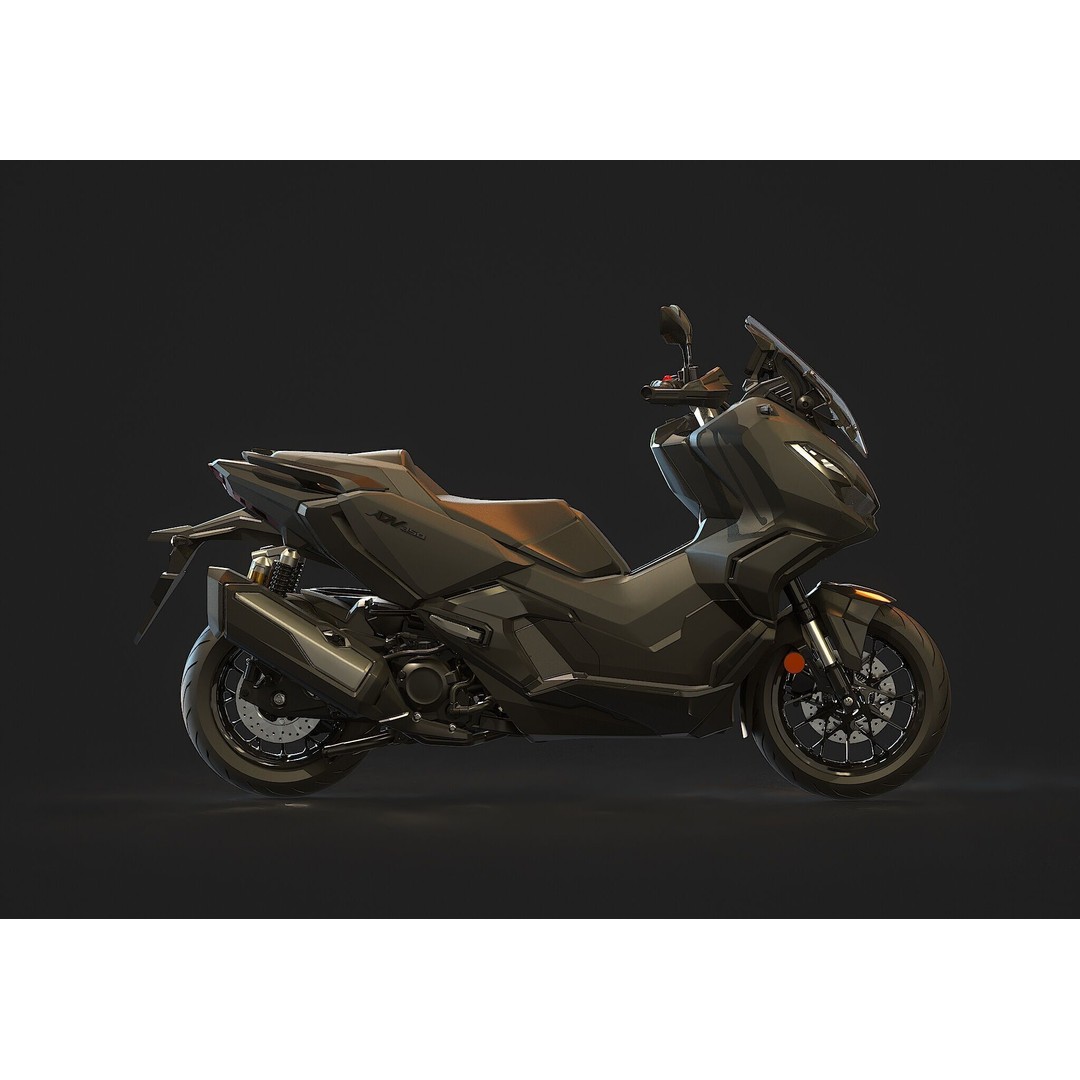 Honda ADV 350 3D Model – Realistic Base Mesh for Customization - View 5