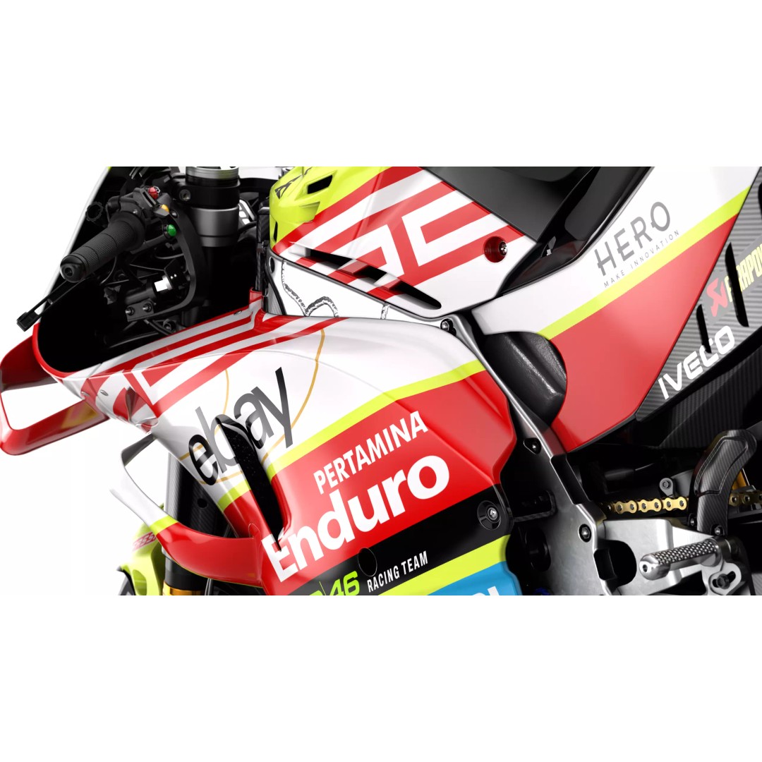 Ducati Desmosedici GP 3D Model – PBR Motorcycle Asset, FBX, Blender - View 12