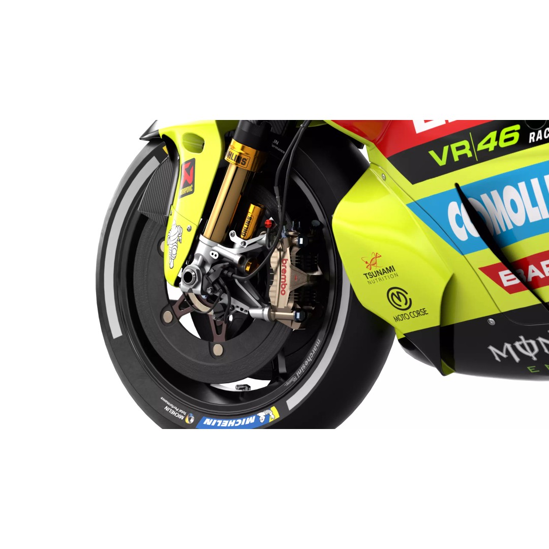 Ducati Desmosedici GP 3D Model – PBR Motorcycle Asset, FBX, Blender - View 17