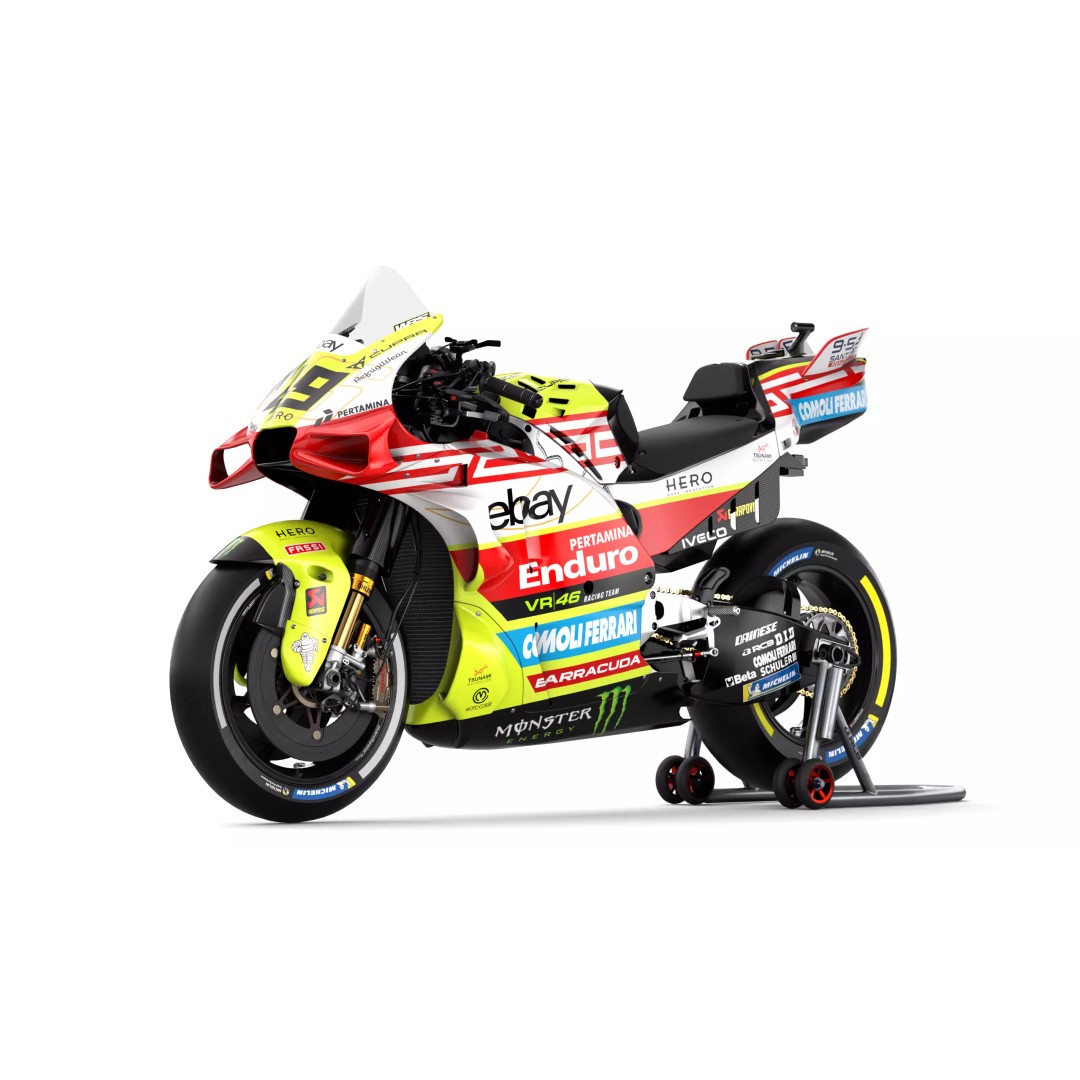 Ducati Desmosedici GP 3D Model – PBR Motorcycle Asset, FBX, Blender - View 2