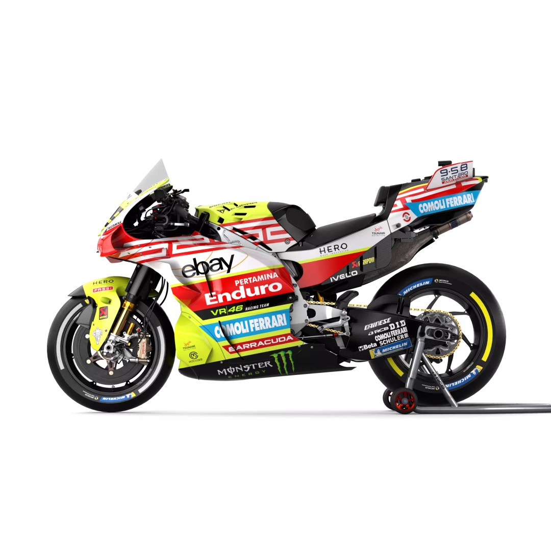 Ducati Desmosedici GP 3D Model – PBR Motorcycle Asset, FBX, Blender - View 3