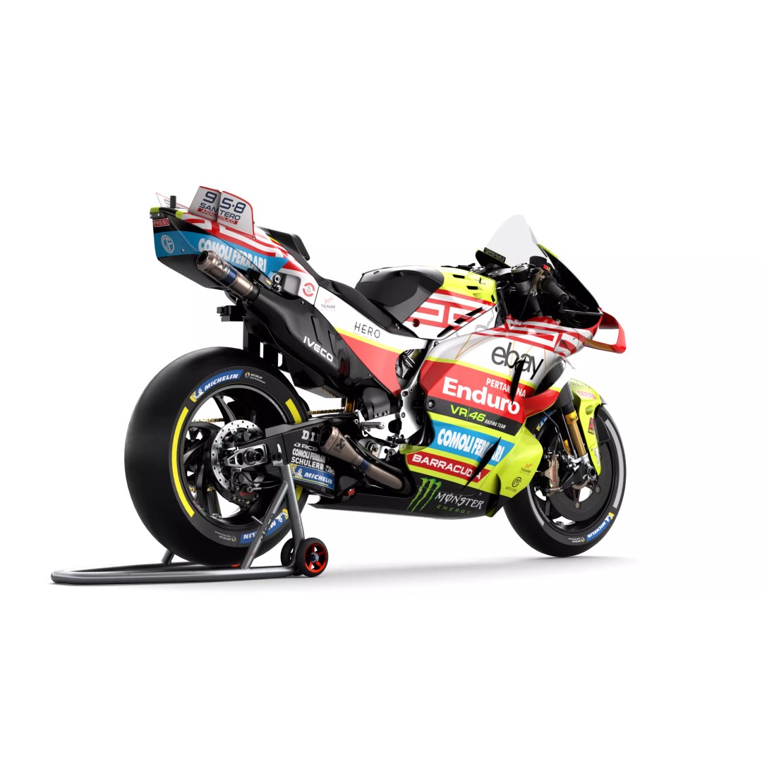 Ducati Desmosedici GP 3D Model – PBR Motorcycle Asset, FBX, Blender - View 6