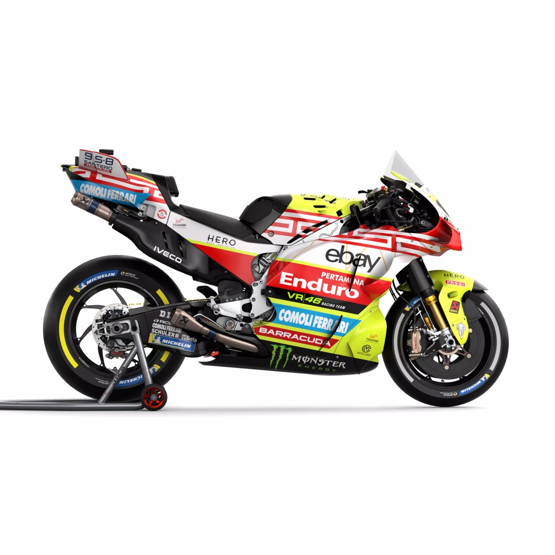 Ducati Desmosedici GP 3D Model – PBR Motorcycle Asset, FBX, Blender - View 7