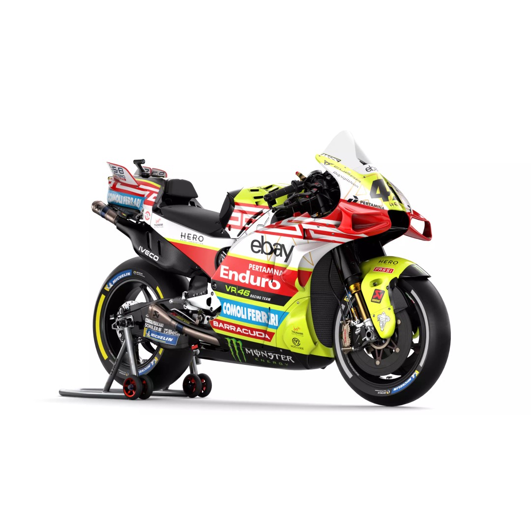 Ducati Desmosedici GP 3D Model – PBR Motorcycle Asset, FBX, Blender - View 8