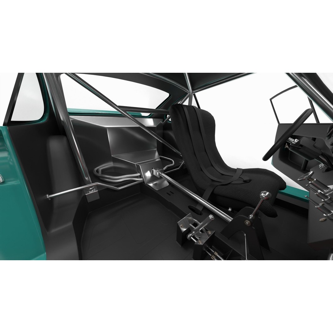Porsche 935 K2 1977 Kremer Racing 3D Model – High Poly Rigged Asset, FBX, OBJ - View 25