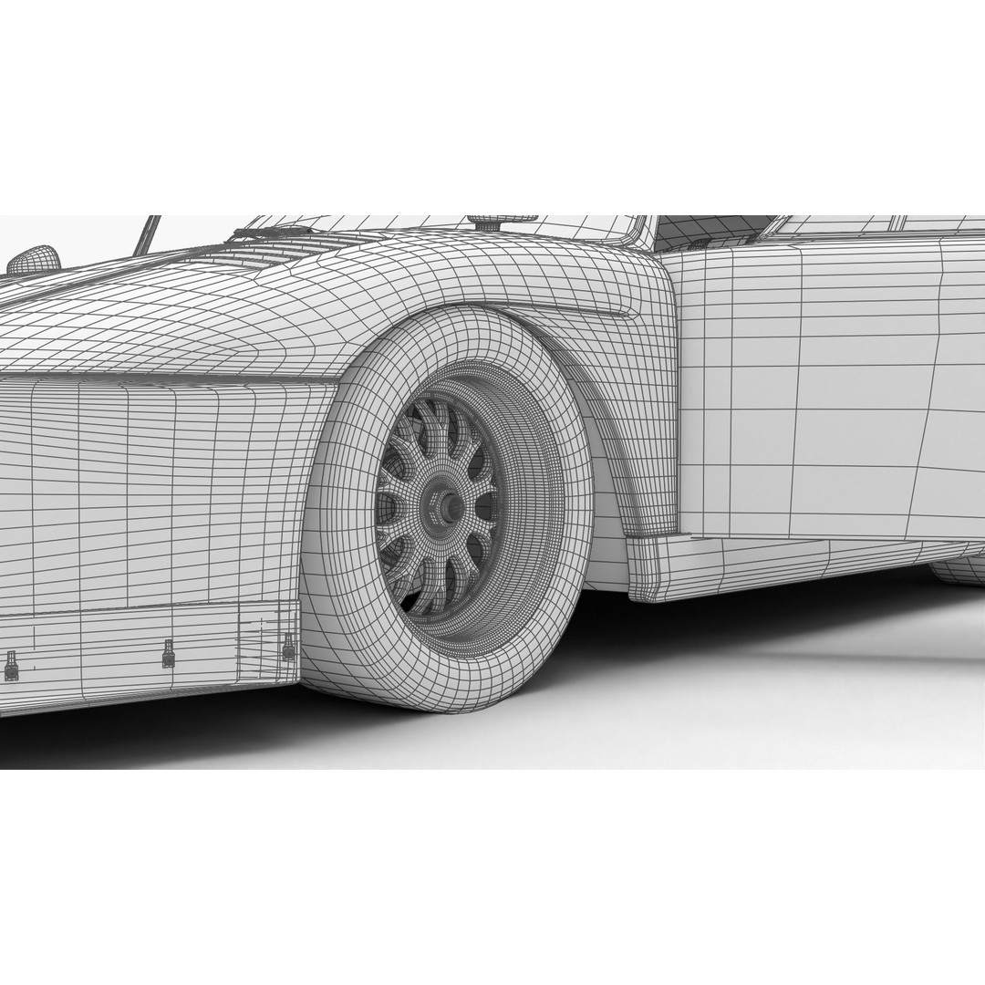 Porsche 935 K2 1977 Kremer Racing 3D Model – High Poly Rigged Asset, FBX, OBJ - View 31