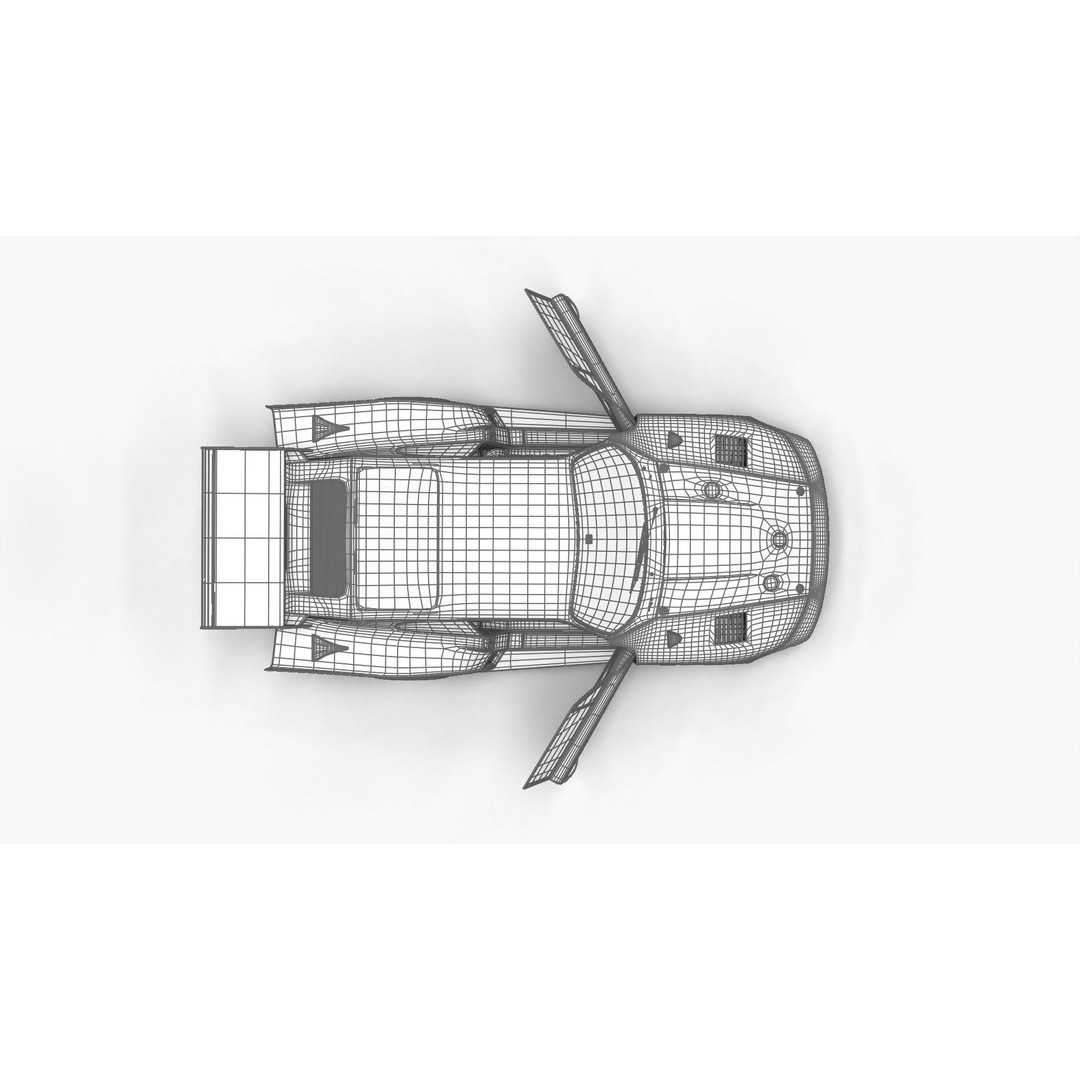 Porsche 935 K2 1977 Kremer Racing 3D Model – High Poly Rigged Asset, FBX, OBJ - View 43