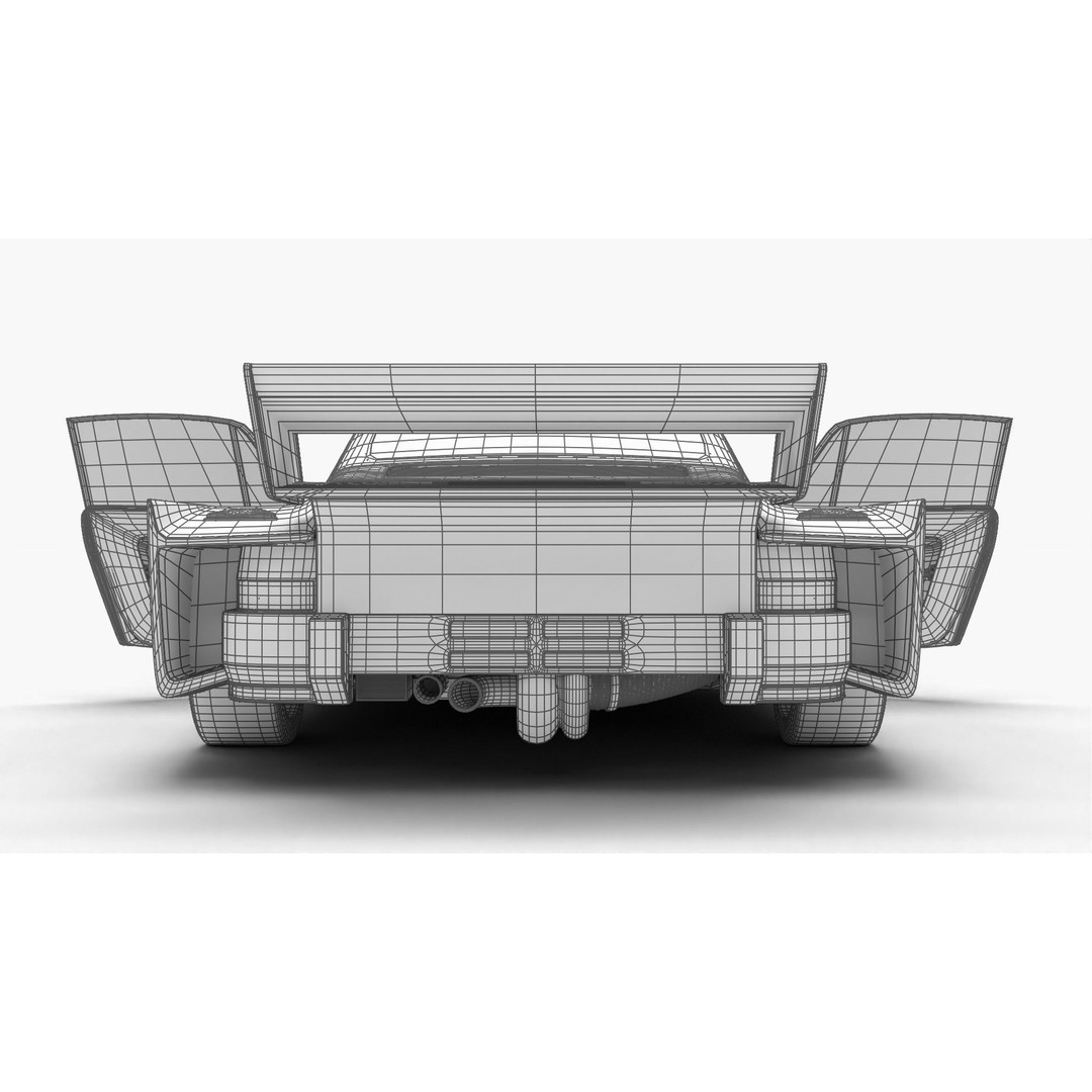 Porsche 935 K2 1977 Kremer Racing 3D Model – High Poly Rigged Asset, FBX, OBJ - View 45