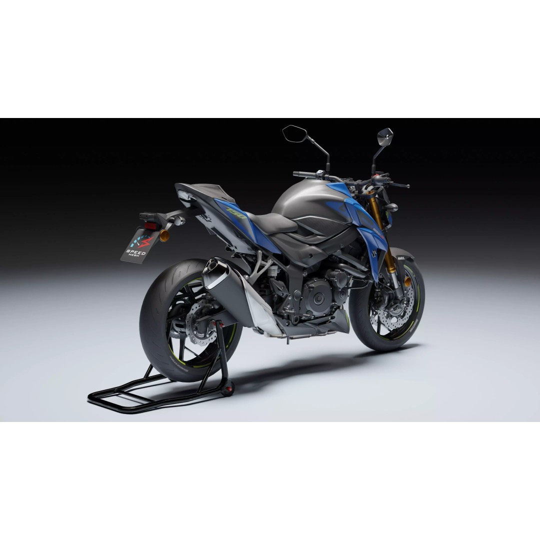 Suzuki GSX-S750 3D Model – Low Poly Game Asset, FBX, Blender - View 14