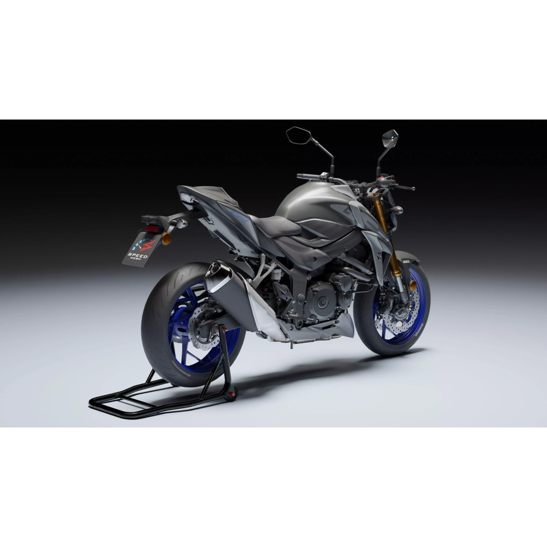 Suzuki GSX-S750 3D Model – Low Poly Game Asset, FBX, Blender - View 15