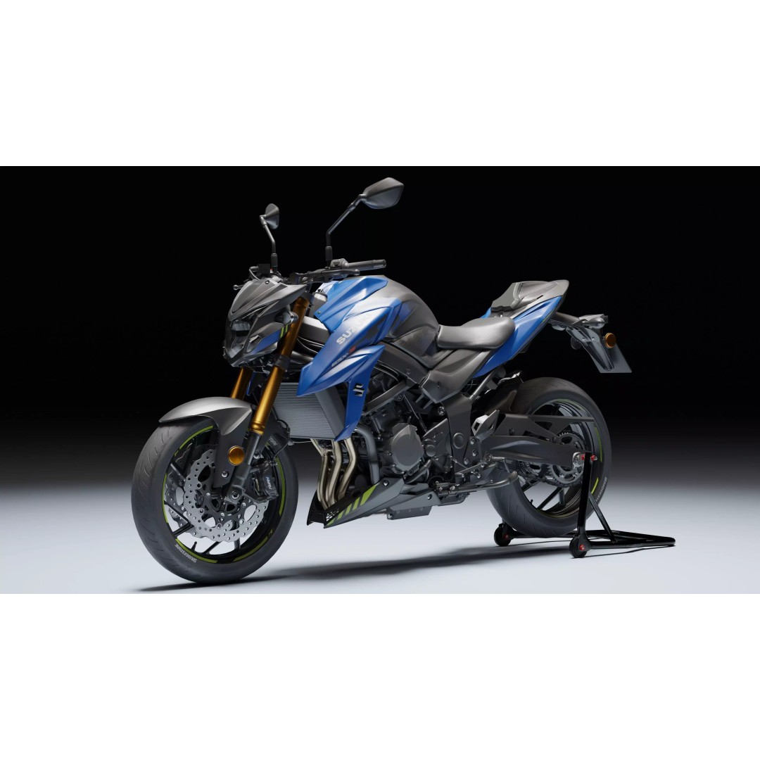 Suzuki GSX-S750 3D Model – Low Poly Game Asset, FBX, Blender - View 2