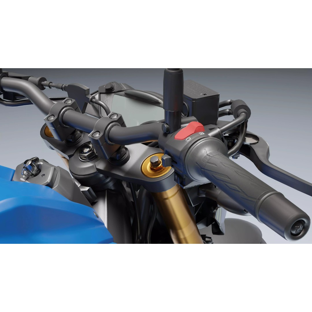 Suzuki GSX-S750 3D Model – Low Poly Game Asset, FBX, Blender - View 20