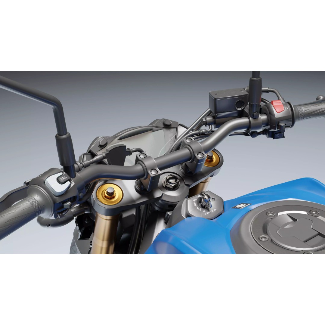 Suzuki GSX-S750 3D Model – Low Poly Game Asset, FBX, Blender - View 21