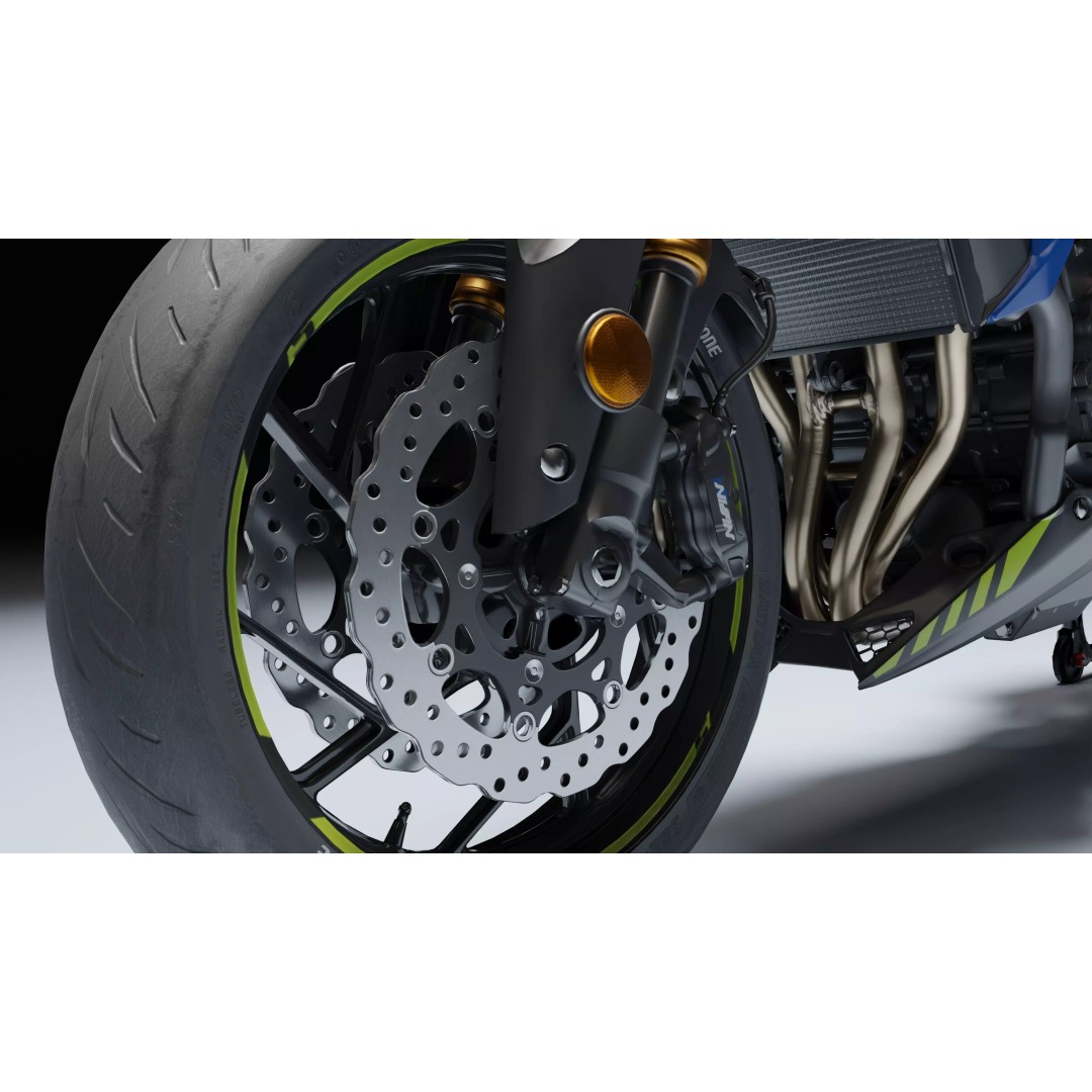 Suzuki GSX-S750 3D Model – Low Poly Game Asset, FBX, Blender - View 25