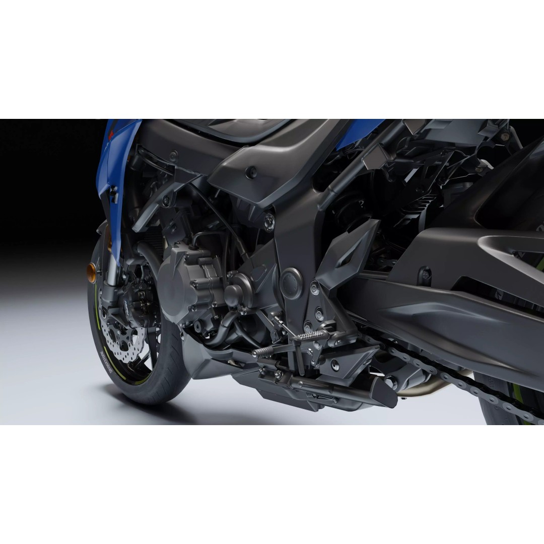 Suzuki GSX-S750 3D Model – Low Poly Game Asset, FBX, Blender - View 27