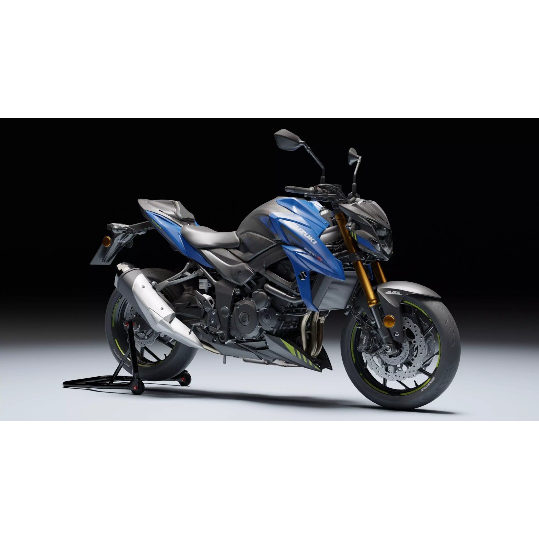 Suzuki GSX-S750 3D Model – Low Poly Game Asset, FBX, Blender - View 5