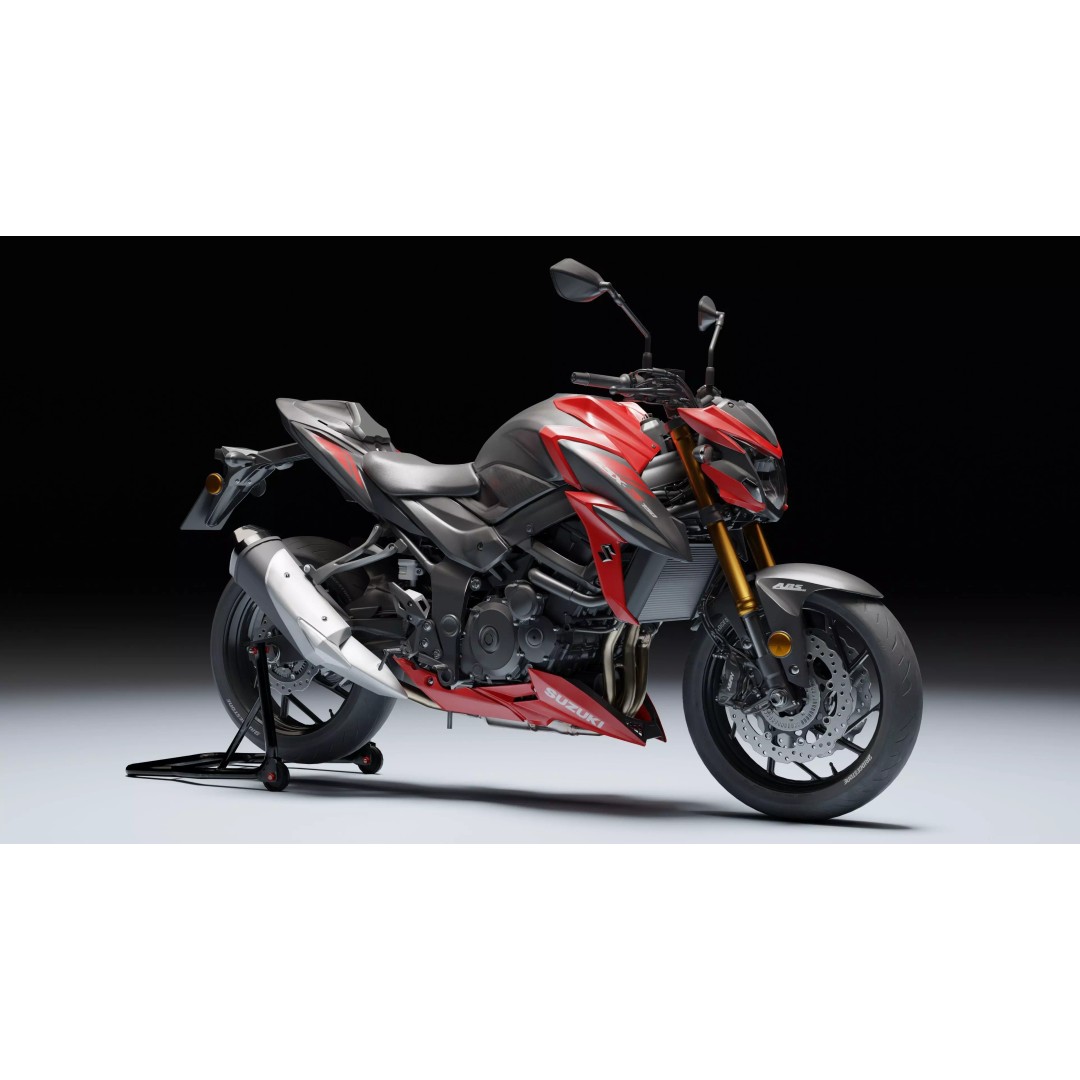Suzuki GSX-S750 3D Model – Low Poly Game Asset, FBX, Blender - View 7