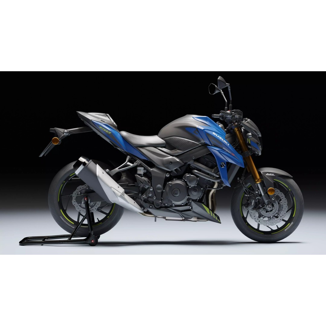 Suzuki GSX-S750 3D Model – Low Poly Game Asset, FBX, Blender - View 8