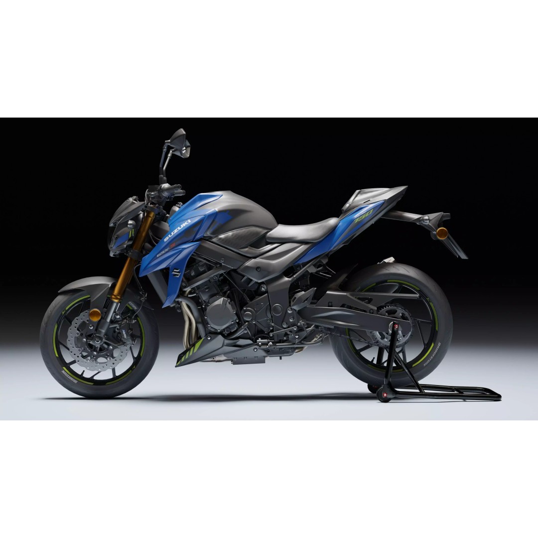 Suzuki GSX-S750 3D Model – Low Poly Game Asset, FBX, Blender - View 9
