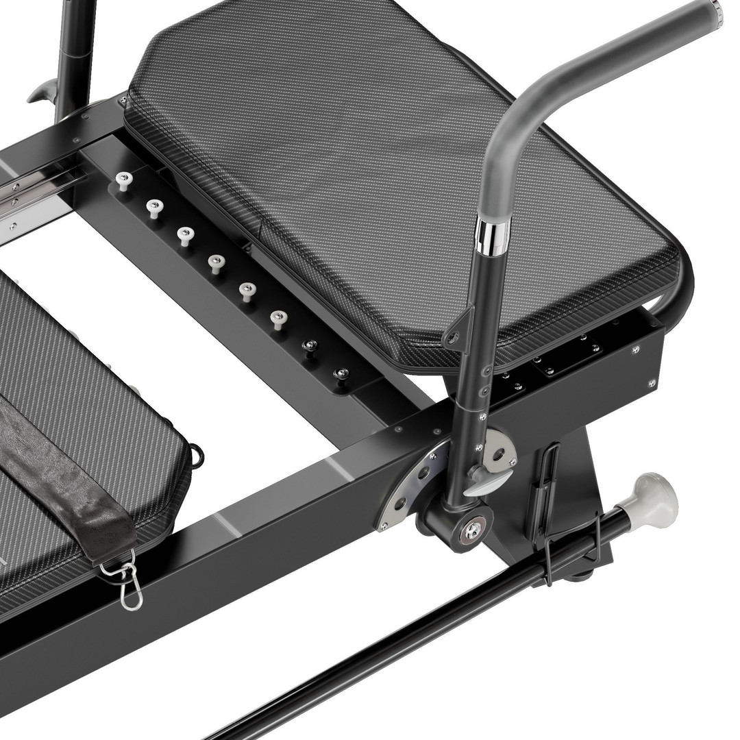 Pilates Reformer Machine 3D Model – High Poly Fitness Equipment, FBX, OBJ - View 19