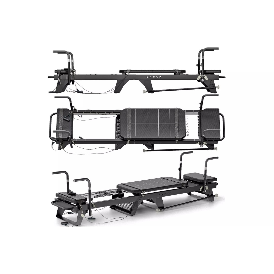 Pilates Reformer Machine 3D Model – High Poly Fitness Equipment, FBX, OBJ - View 2