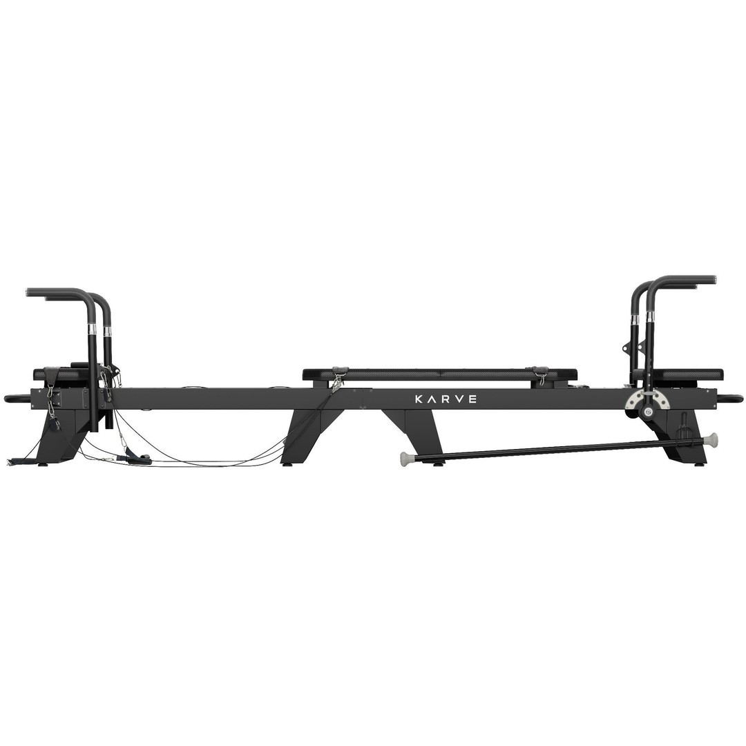 Pilates Reformer Machine 3D Model – High Poly Fitness Equipment, FBX, OBJ - View 3