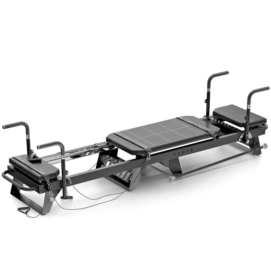 Pilates Reformer Machine 3D Model – High Poly Fitness Equipment, FBX, OBJ - View 5