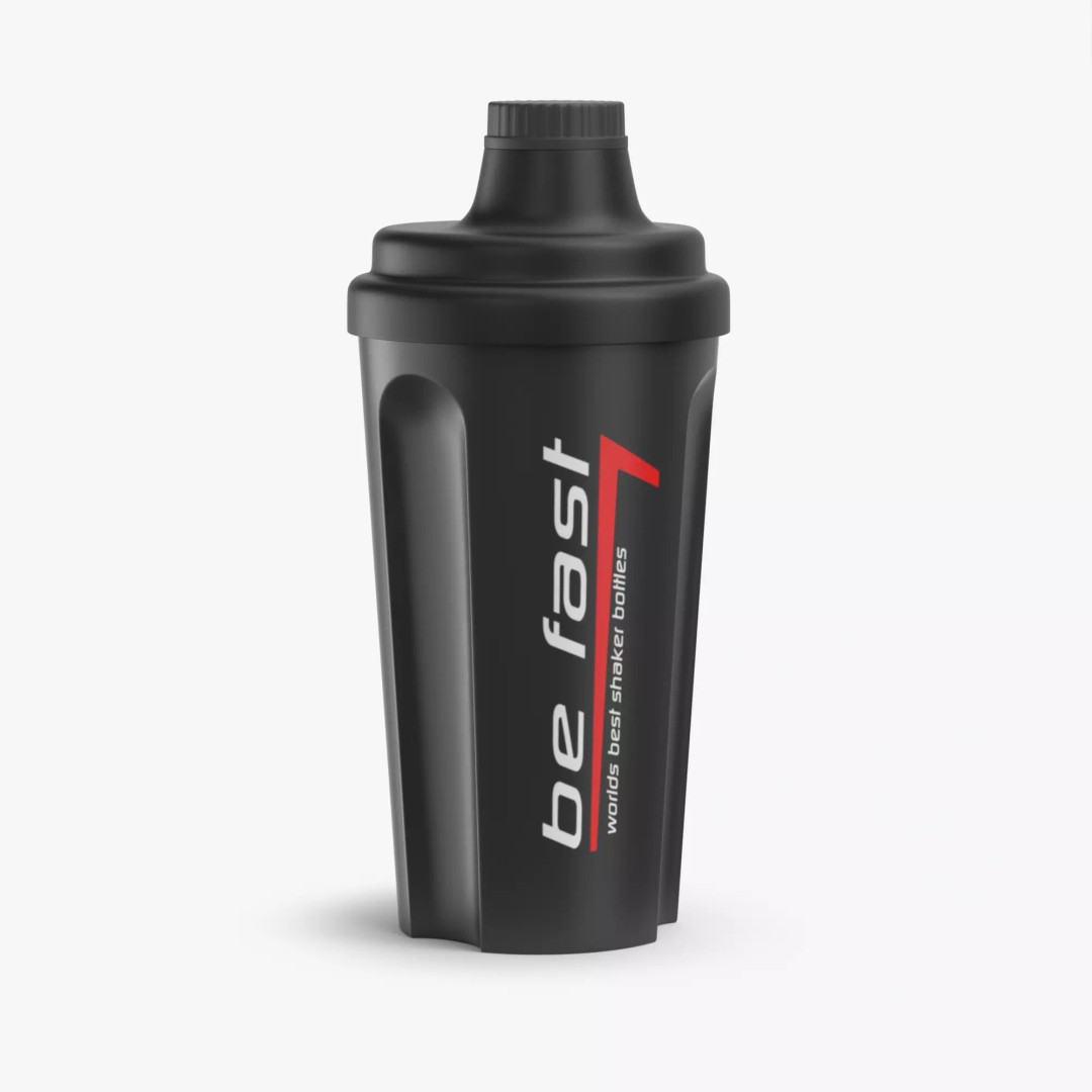 Matte Black Protein Shaker 3D Model – High Poly PBR Asset, FBX, OBJ - View 2
