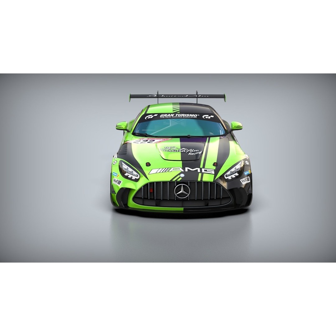 Mercedes Benz AMG GT2 3D Model – Mid Poly Game Asset, FBX, OBJ - View 16