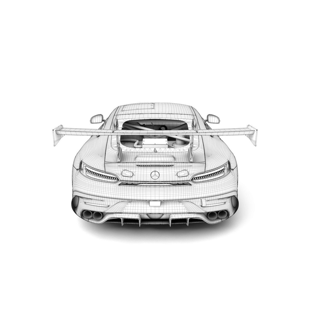 Mercedes Benz AMG GT2 3D Model – Mid Poly Game Asset, FBX, OBJ - View 7