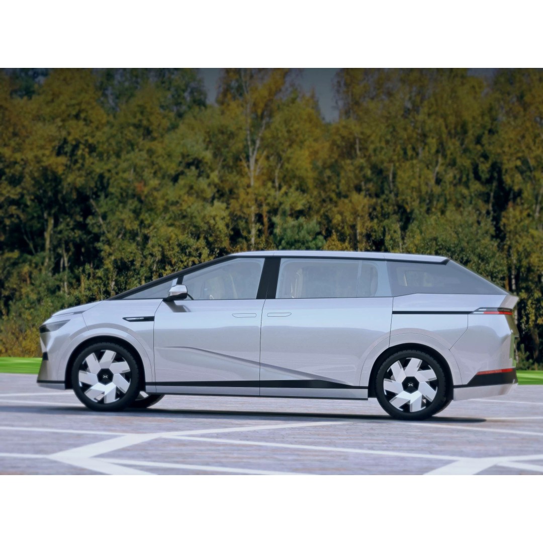 Xpeng X9 2024 3D Model – Luxury MPV with PBR Textures, FBX, OBJ - View 6