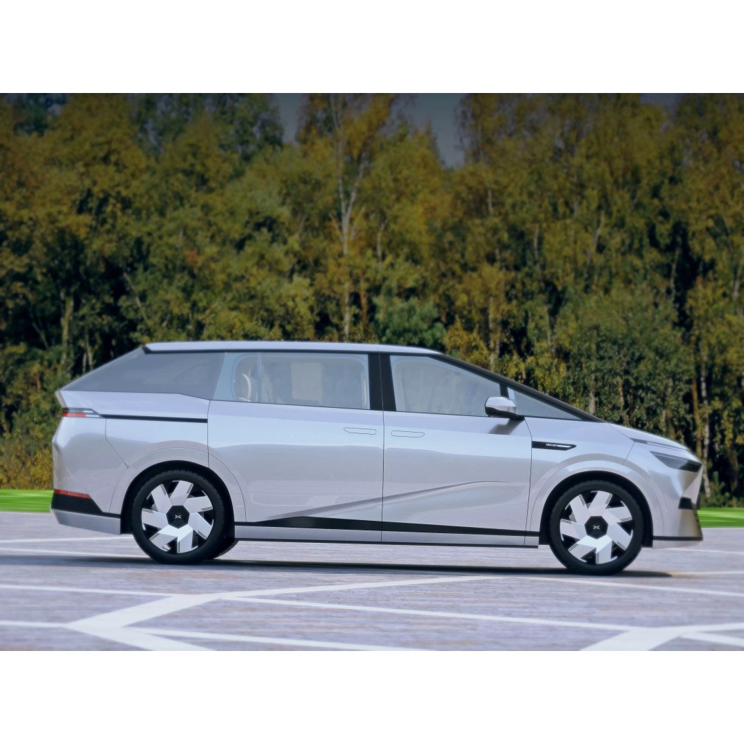 Xpeng X9 2024 3D Model – Luxury MPV with PBR Textures, FBX, OBJ - View 8