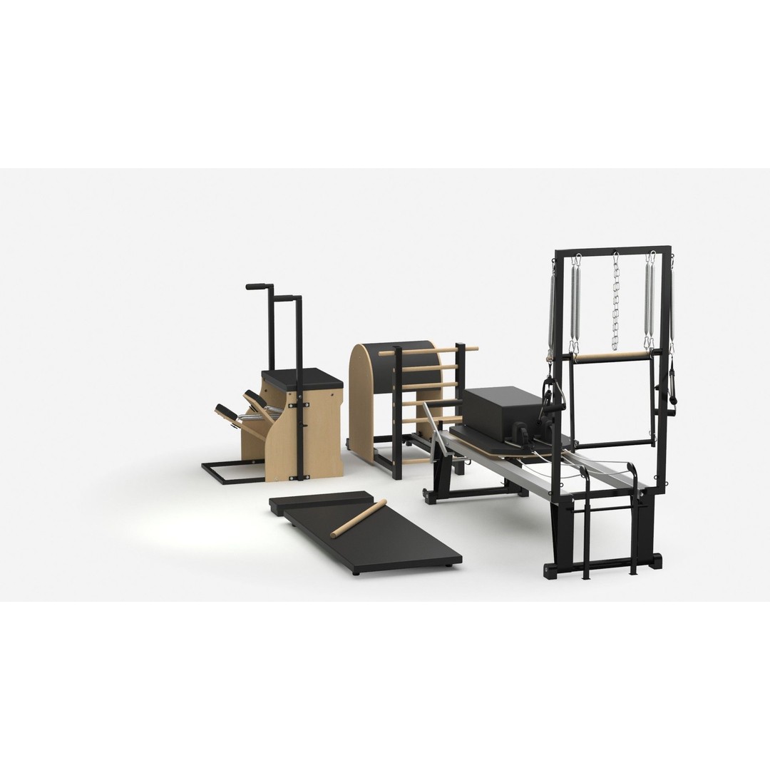 MERRITHEW Pilates Equipment 3D Model – Realistic Gym Asset, FBX - View 17