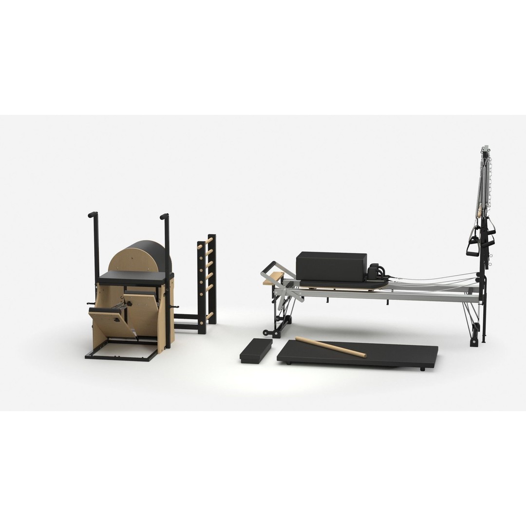 MERRITHEW Pilates Equipment 3D Model – Realistic Gym Asset, FBX - View 19